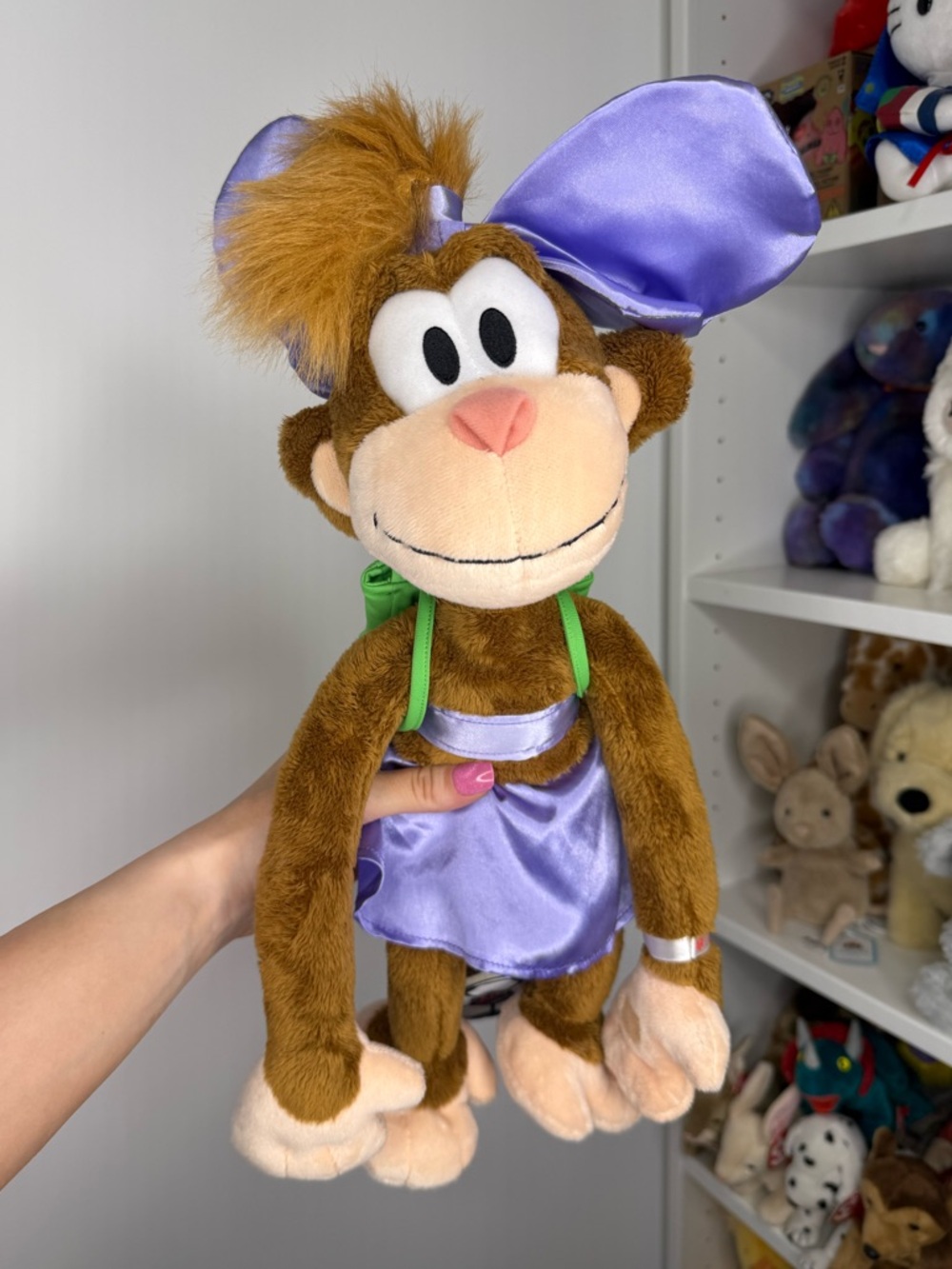 Disney Coco Monkey Lilly Type 1 Diabetes Awareness Plush Retired Rare